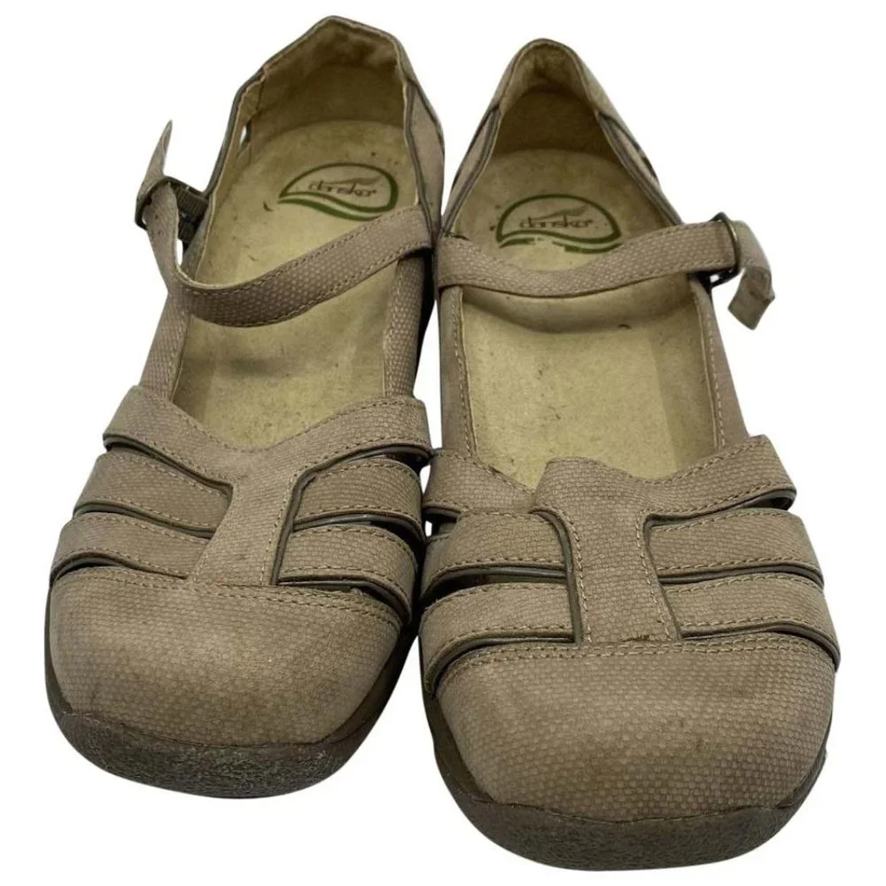 Dansko Tan Unisex Mules/Clogs Size 38/8 - Picture 1 of 7